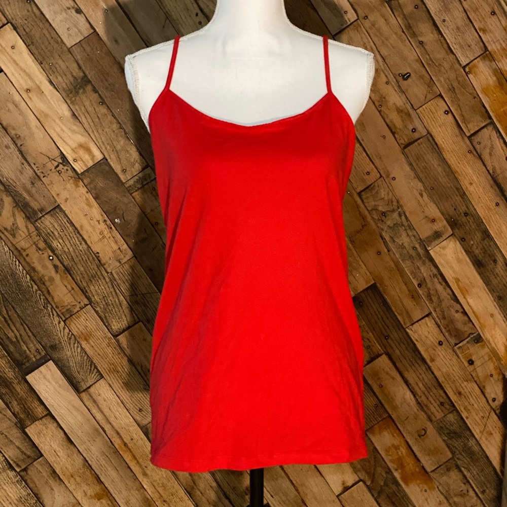 No Boundaries Red Tank Top